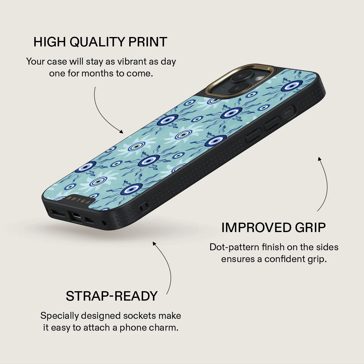 Blue Gaze - iPhone 15 Case - Image 9