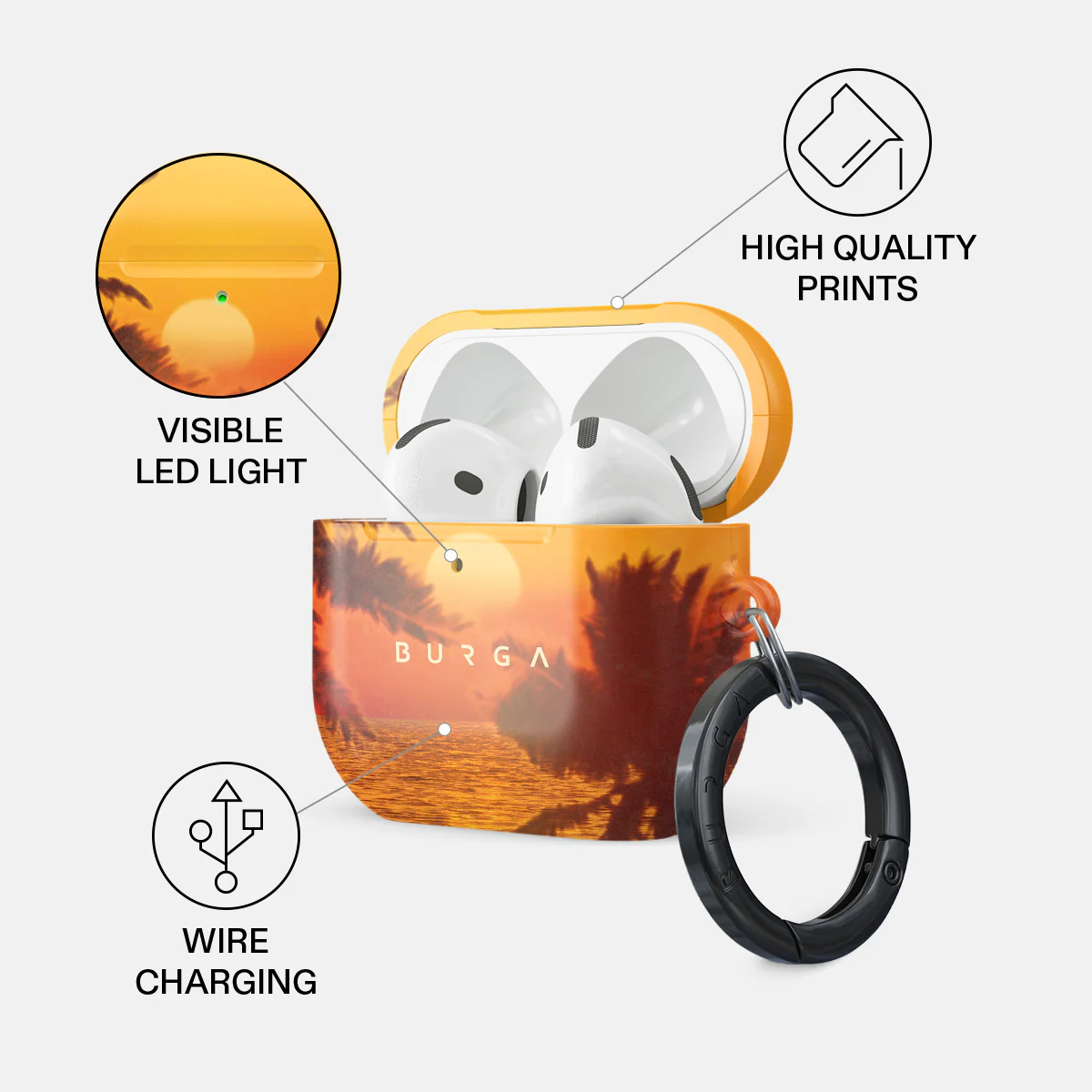 Golden Sky - AirPods 4 Case - Image 3