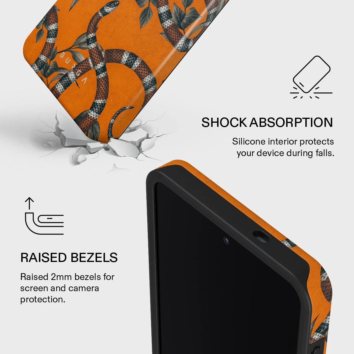 Bitter Apricot - Snake Samsung Galaxy S26 Case - Image 4