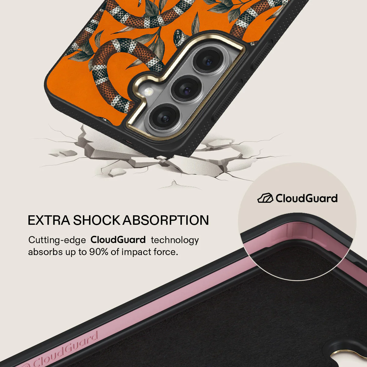 Bitter Apricot - Snake Samsung Galaxy S26 Case - Image 7