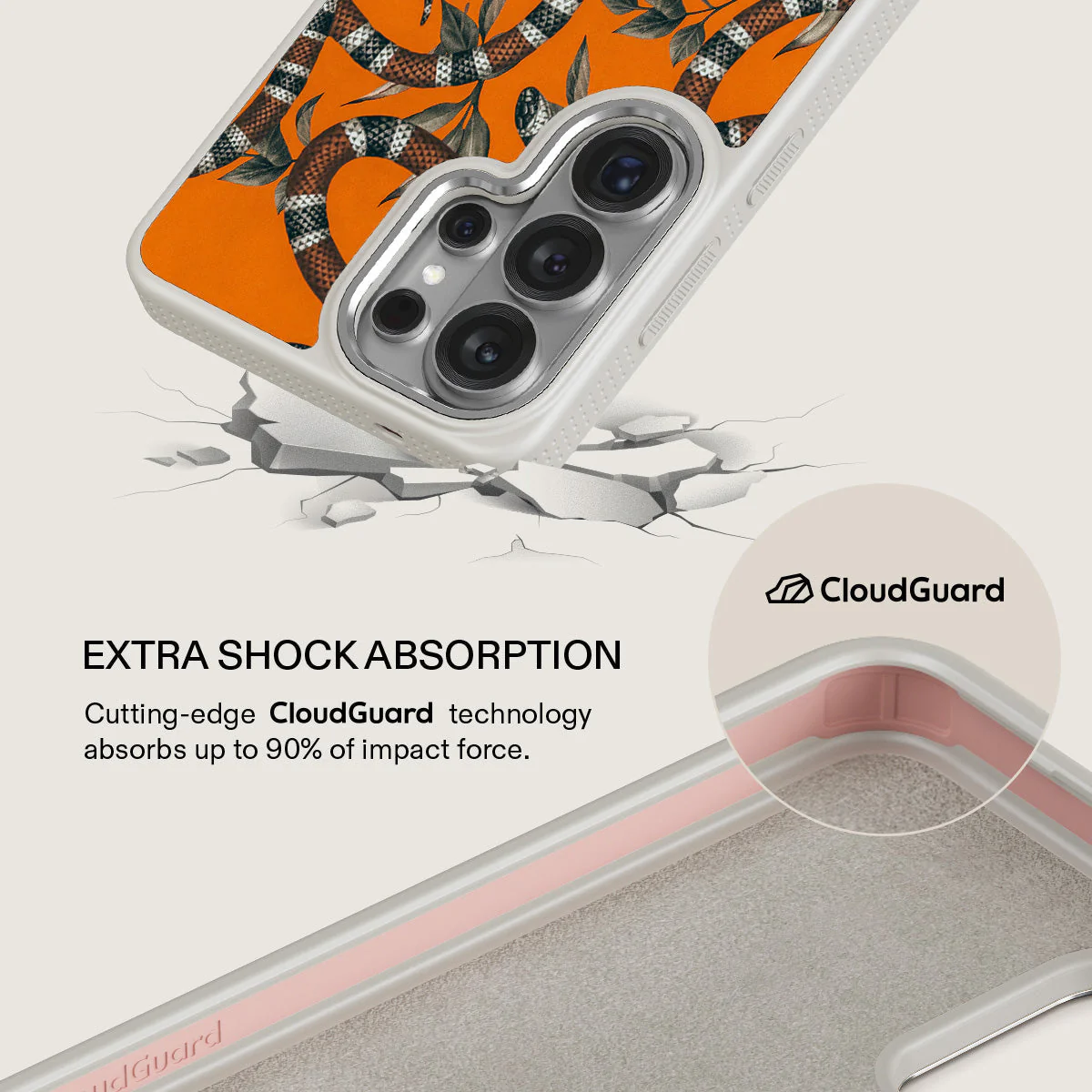 Bitter Apricot - Snake Samsung Galaxy S26 Ultra Case - Image 35